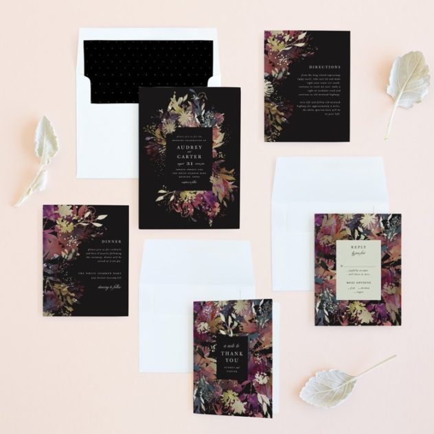 Minted wedding invitation fantasy