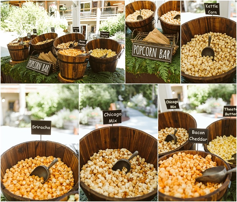 Premier snohomish & seattle wedding photographer | gsquared weddings photography an outdoor popcorn bar setup perfect for a snohomish or seattle wedding engagement featuring wooden barrels filled with kettle corn sriracha chicago mix bacon cheddar and theater butter plus scoops and paper bags for serving | serving snohomish seattle & beyond Premier snohomish & seattle wedding photographer | gsquared weddings photography an outdoor popcorn bar setup perfect for a snohomish or seattle wedding engagement featuring wooden barrels filled with kettle corn sriracha chicago mix bacon cheddar and theater butter plus scoops and paper bags for serving | serving snohomish seattle & beyond