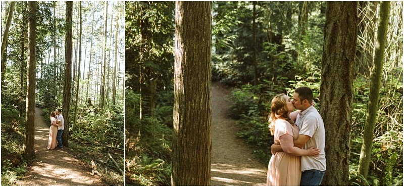 Premier snohomish & seattle wedding photographer | gsquared weddings photography a couple stands close together on a forest path near snohomish surrounded by tall trees and lush greenery sharing an intimate wedding engagement moment in the dappled sunlight | serving snohomish seattle & beyond Premier snohomish & seattle wedding photographer | gsquared weddings photography a couple stands close together on a forest path near snohomish surrounded by tall trees and lush greenery sharing an intimate wedding engagement moment in the dappled sunlight | serving snohomish seattle & beyond