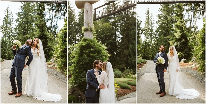 Premier snohomish & seattle wedding photographer | gsquared weddings photography three photos of a snohomish bride and groom in wedding attire outdoors surrounded by trees They pose playfully lovingly and formally togetherthe perfect seattle engagement vibe in a long white dress and dark suit | serving snohomish seattle & beyond Premier snohomish & seattle wedding photographer | gsquared weddings photography three photos of a snohomish bride and groom in wedding attire outdoors surrounded by trees They pose playfully lovingly and formally togetherthe perfect seattle engagement vibe in a long white dress and dark suit | serving snohomish seattle & beyond