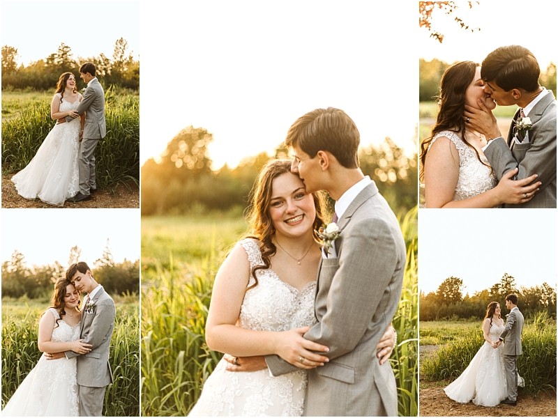 Snohomish & seattle wedding photographer | gsquared weddings photography a collage of five photos showcases wedding couples at their best a bride in white and a groom in a gray suit embracing smiling and sharing kisses in a sunlit fieldcapturing the best of 2019 | wedding photo by gsquared weddings