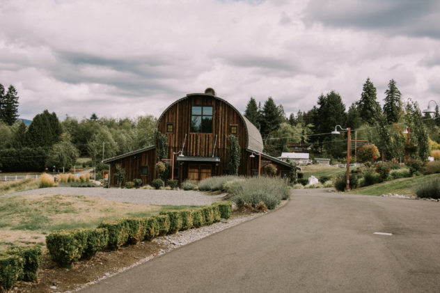 Olson mansion wedding reception barn