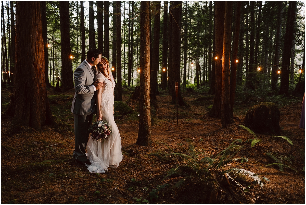 emerald forest theater wedding in redmond wa pnw