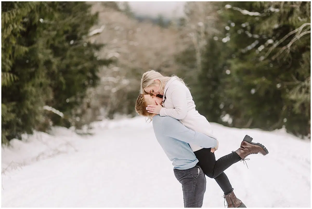 mountain loop engagement session granite falls