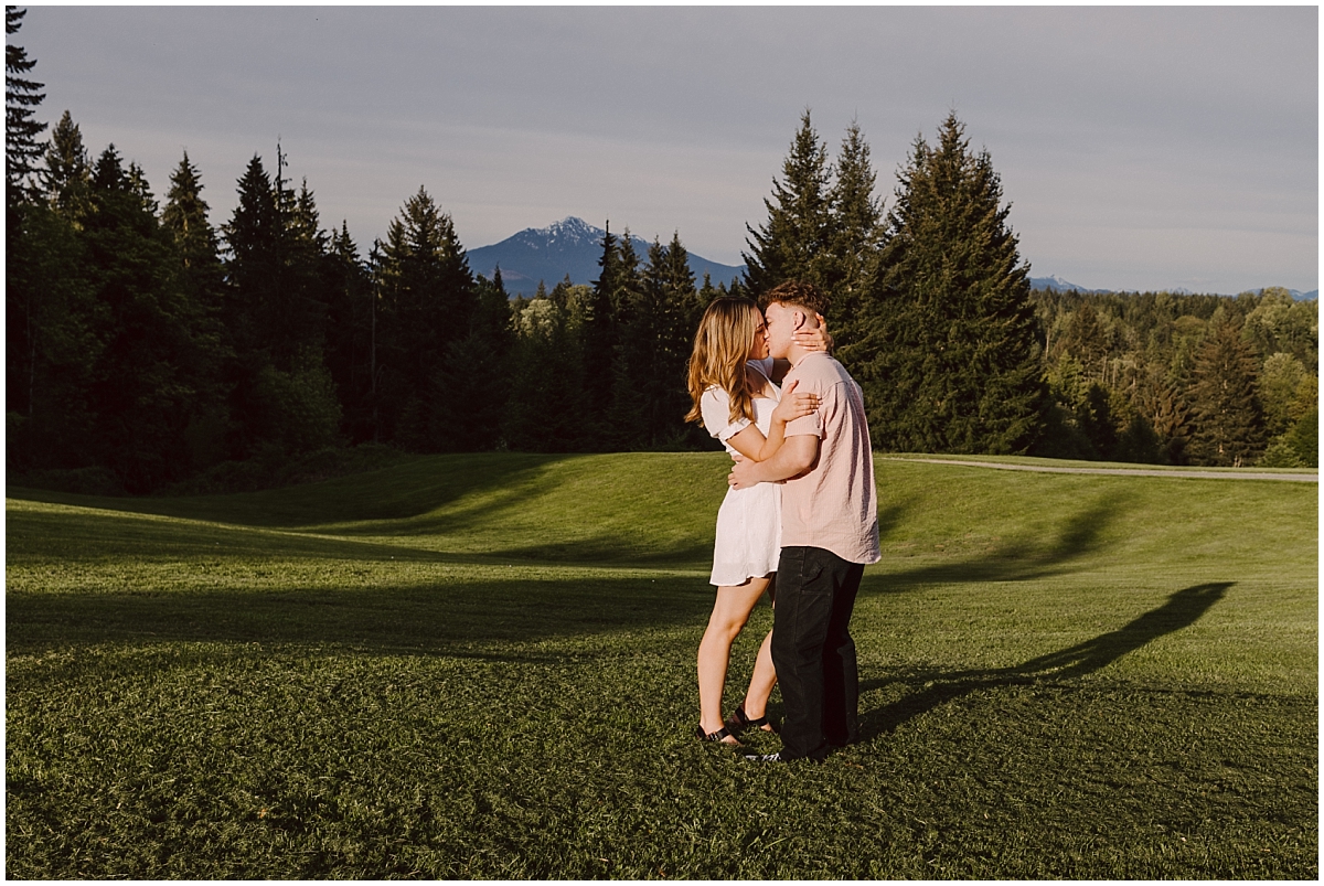snohomish couple session in machias mt pilchuck