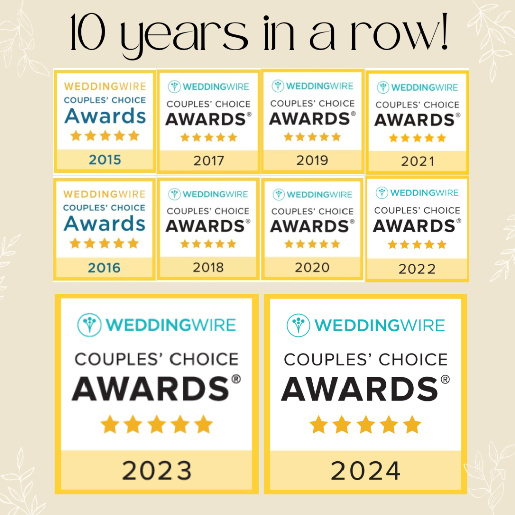 10WeddingWireCCAWinnerInstagramPost GSquared Weddings Photography Seattle Snohomish WeddingWire Couples Choice Award Winner 10 Years in a Row