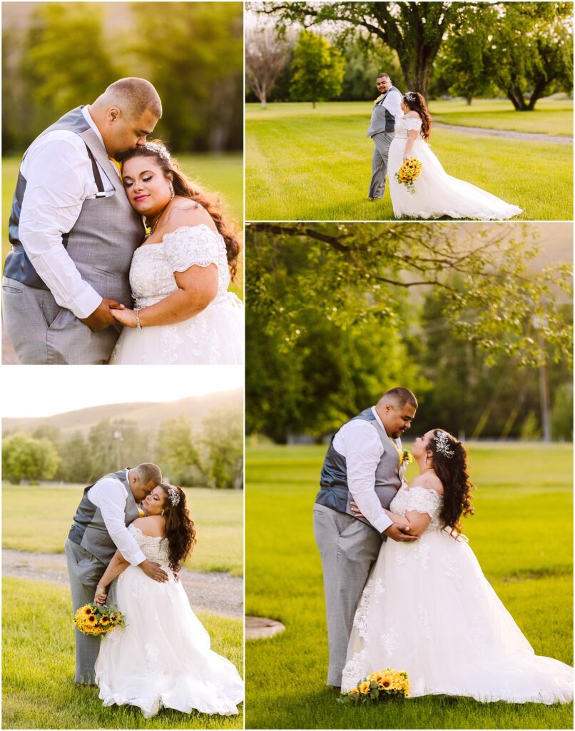 Snohomish wedding photographer gsquared weddings a bride and groom in a park share romantic moments The bride wears a white dress and holds sunflowers and the groom is in a gray suit They embrace and gaze at each other surrounded by green grass and trees Serving seattle snohomish and washington state Snohomish wedding photographer gsquared weddings a bride and groom in a park share romantic moments The bride wears a white dress and holds sunflowers and the groom is in a gray suit They embrace and gaze at each other surrounded by green grass and trees Serving seattle snohomish and washington state