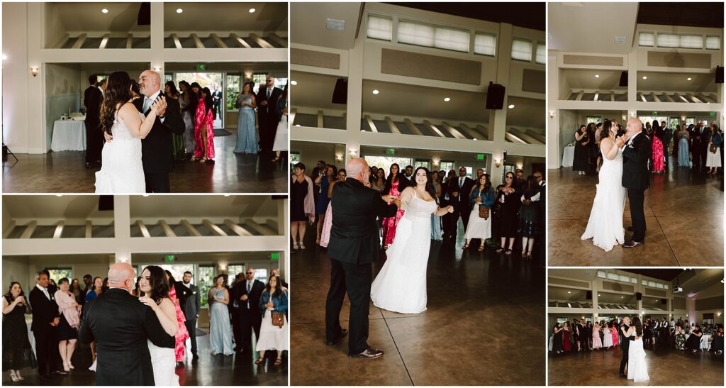 Snohomish wedding photographer gsquared weddings in a spacious hall adorned with neutral tones and large windows a bride and groom share their first dance at their port gamble summer wedding Guests stand around watching and smiling as the bride in her white gown twirls with her groom in his dark suit Serving seattle snohomish and washington state Snohomish wedding photographer gsquared weddings in a spacious hall adorned with neutral tones and large windows a bride and groom share their first dance at their port gamble summer wedding Guests stand around watching and smiling as the bride in her white gown twirls with her groom in his dark suit Serving seattle snohomish and washington state
