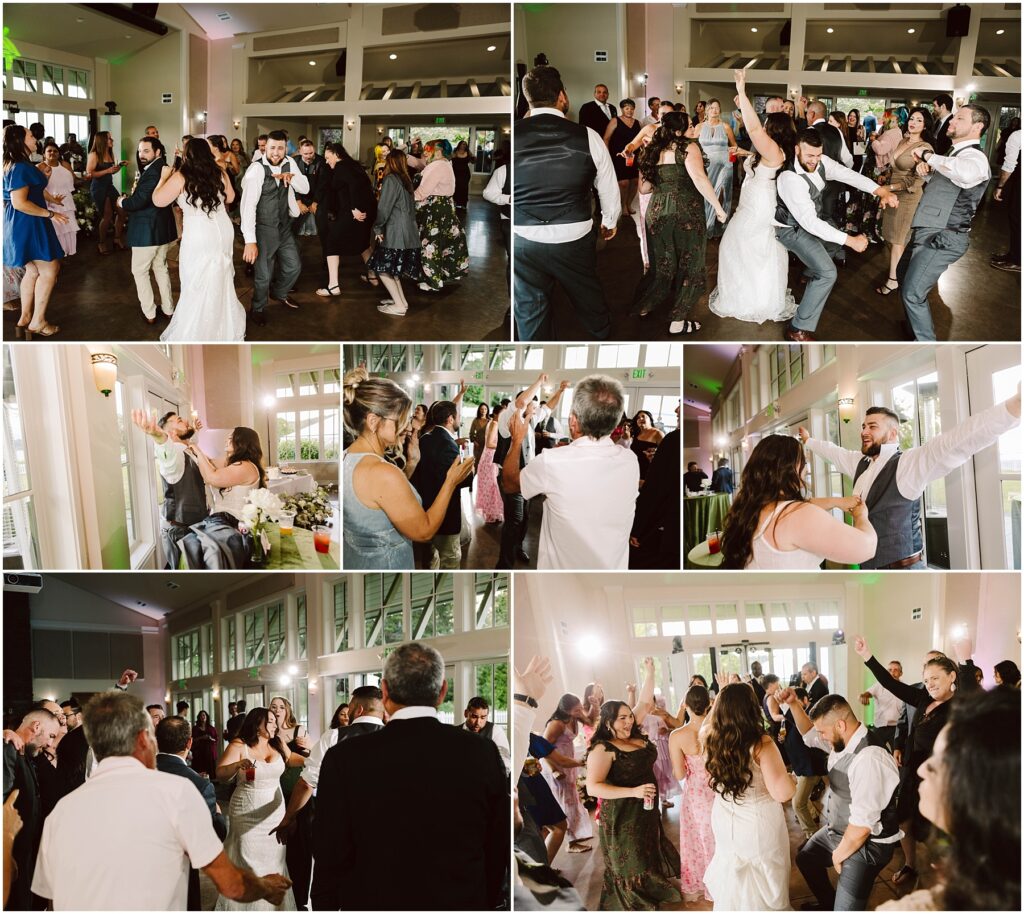 Snohomish wedding photographer gsquared weddings a lively summer wedding reception in port gamble sees guests dancing energetically The bride and groom are on the dance floor surrounded by friends and family The venues large windows create a bright open atmosphere and everyone is relishing the celebration Serving seattle snohomish and washington state Snohomish wedding photographer gsquared weddings a lively summer wedding reception in port gamble sees guests dancing energetically The bride and groom are on the dance floor surrounded by friends and family The venues large windows create a bright open atmosphere and everyone is relishing the celebration Serving seattle snohomish and washington state