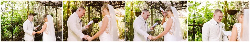 Snohomish Wedding Photographer GSquared Weddings In Snohomish a couple exchanges vows beneath a leafy archway Clad in white the groom holds a piece of paper as the brides veil gently sways Emotion and happiness fill the air surrounded by lush greenery basking in sunlight Serving Seattle Snohomish and Washington State Snohomish Wedding Photographer GSquared Weddings In Snohomish, a couple exchanges vows beneath a leafy archway. Clad in white, the groom holds a piece of paper as the brides veil gently sways. Emotion and happiness fill the air, surrounded by lush greenery basking in sunlight. Serving Seattle, Snohomish and Washington State