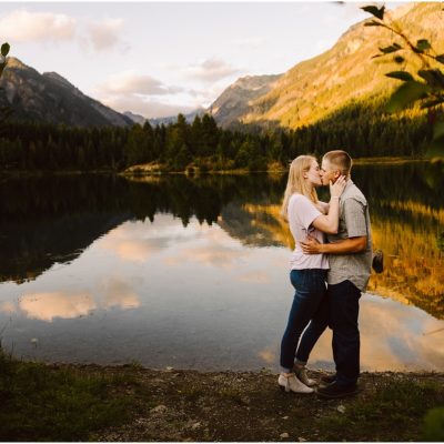 Gold Creek Pond Fall Engagement